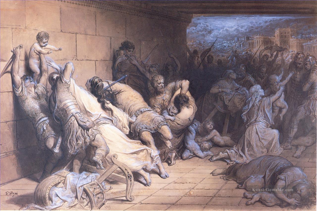 Das Martyrium des Heiligen Innocents Gustave Dore Ölgemälde